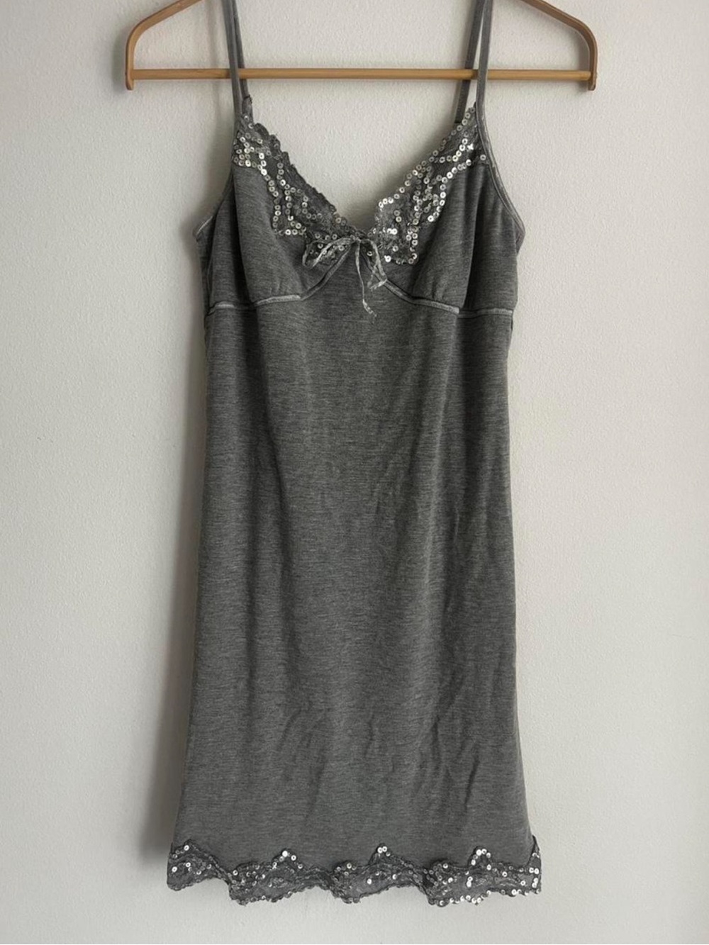 Peter Alexander vintage Sequin-Trim Slip Dress!